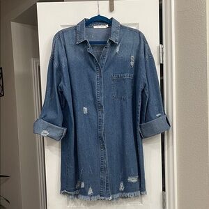 Casual Blue Denim Jacket